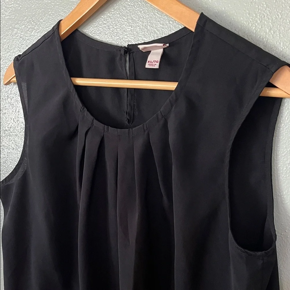 Merona Elegant Black Sleeveless Top - Picture 5 of 7